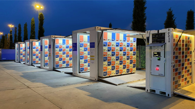 Mobile container smart locker